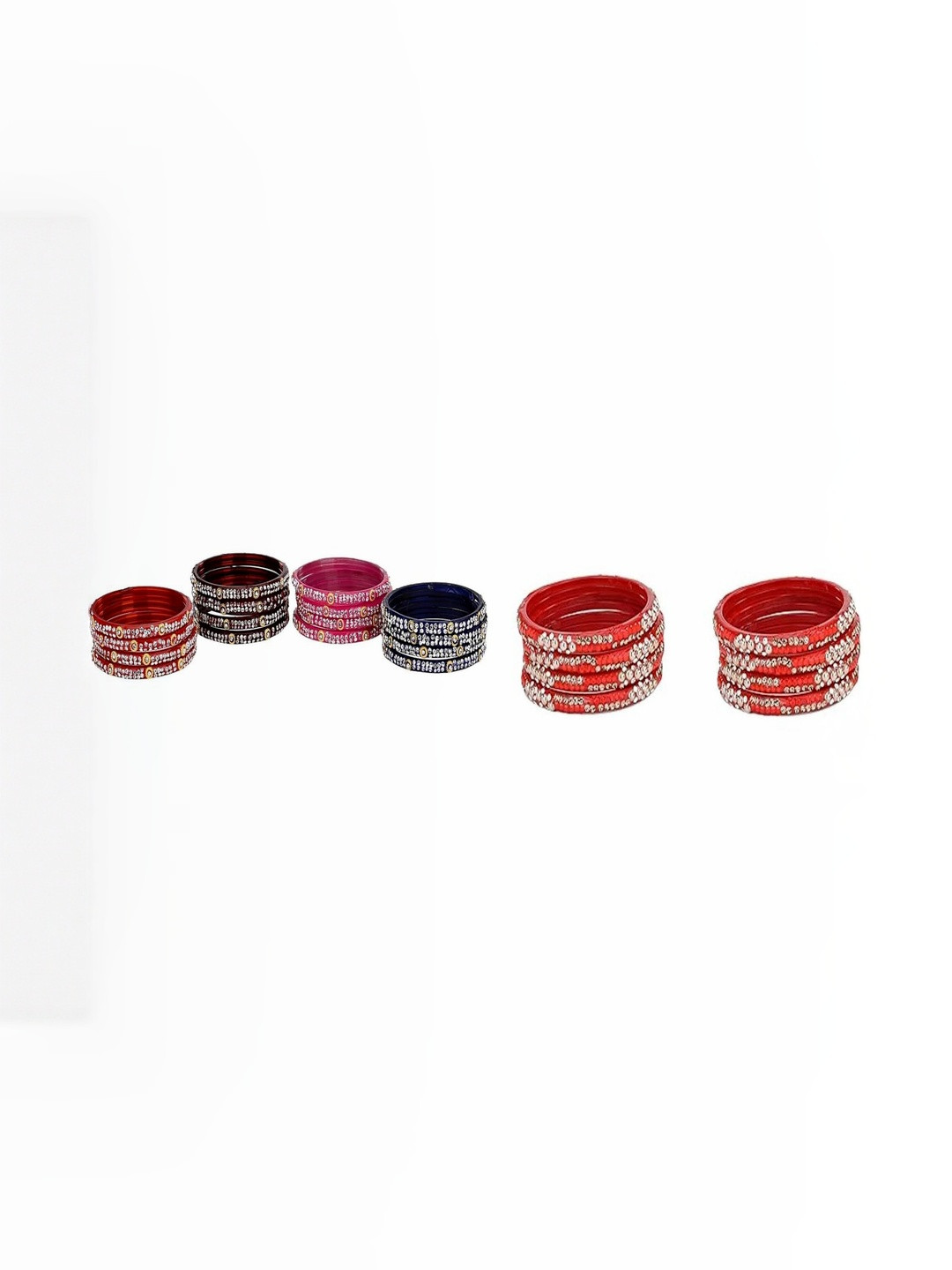 SOMIL Set Of 24 Ethnic Bangles