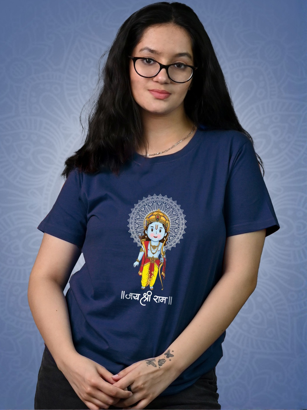 Tedhi Medhi Family Graphic Printed Pure Cotton Short Sleeves T-shirt