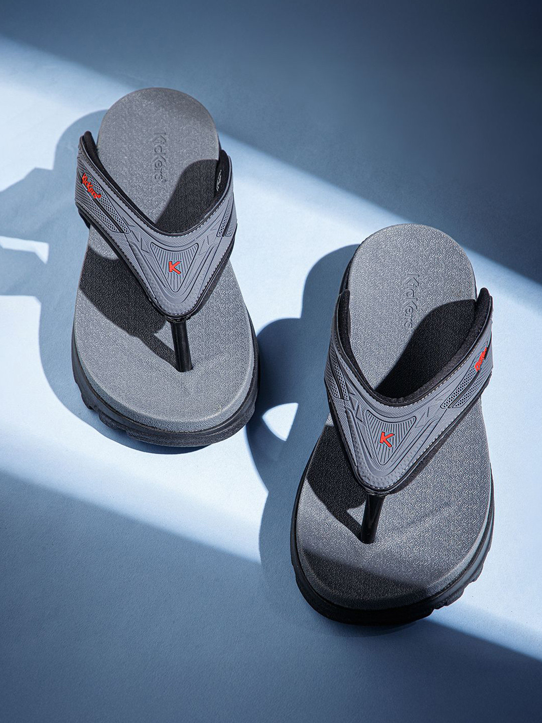 Kickers Men Self Design Casual Thong Flip-Flops