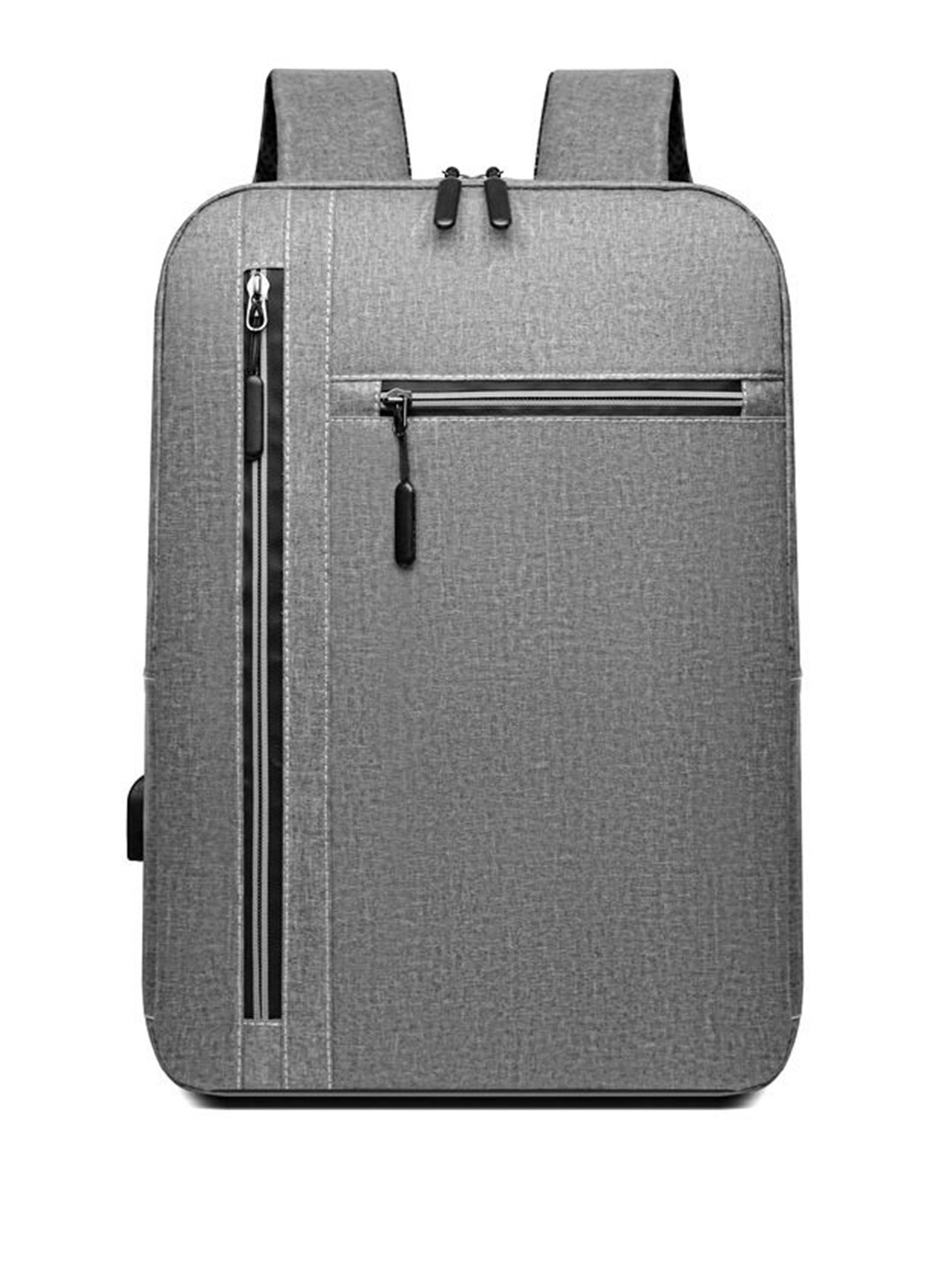 Mast & Harbour Men Zipper 23 L Backpack with USB Charging Port