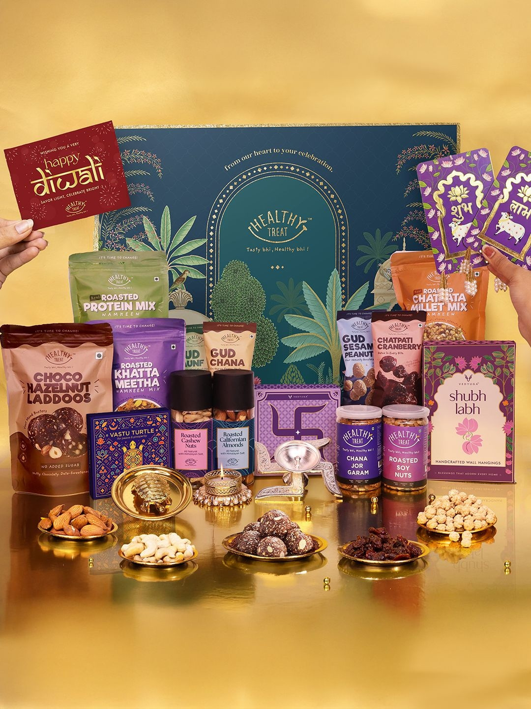 Healthy Treat Set Of 15 Assorted Gifts-1910g