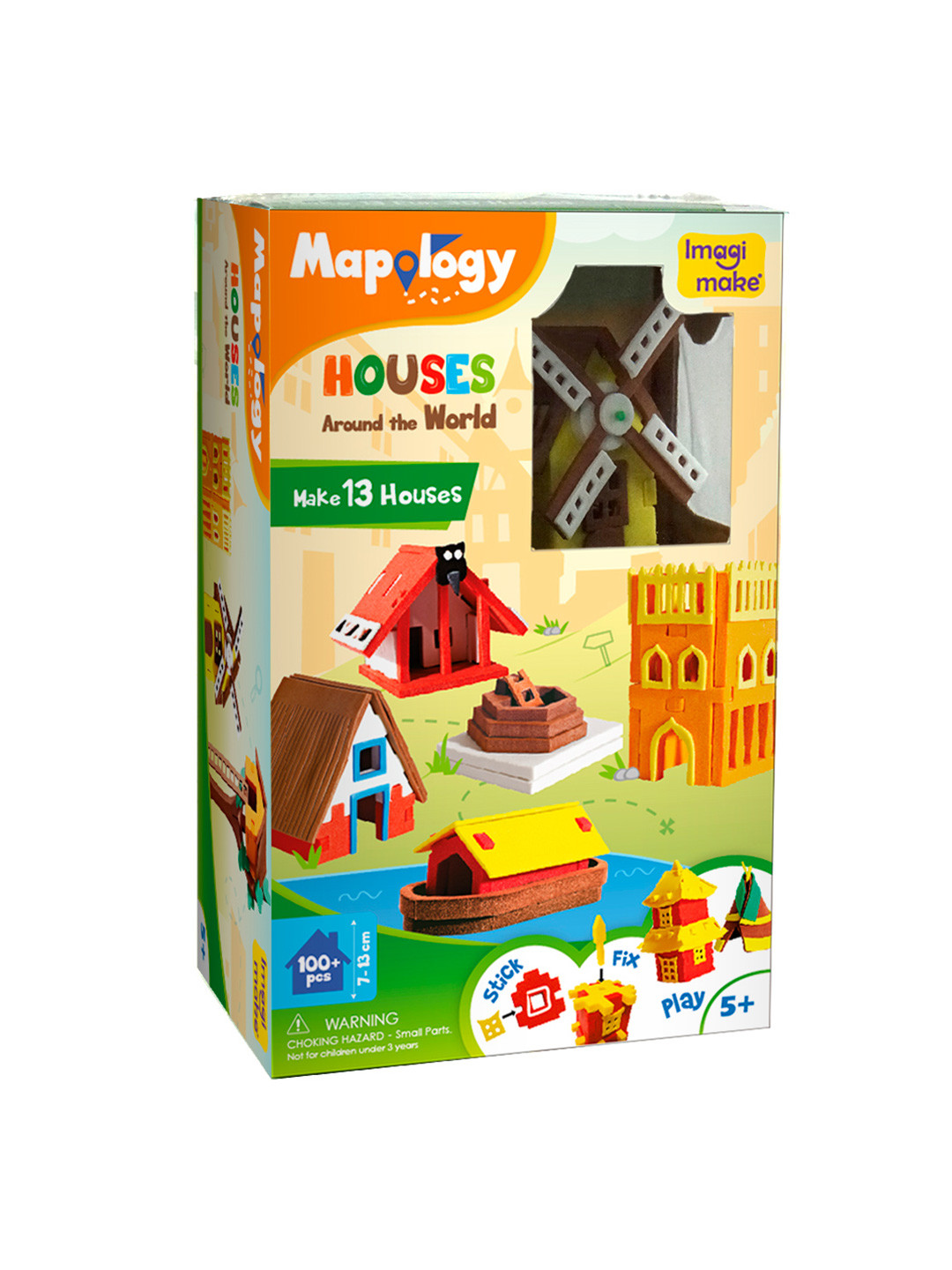 Imagimake Kids Skill Development Manual Operation Mapology Game
