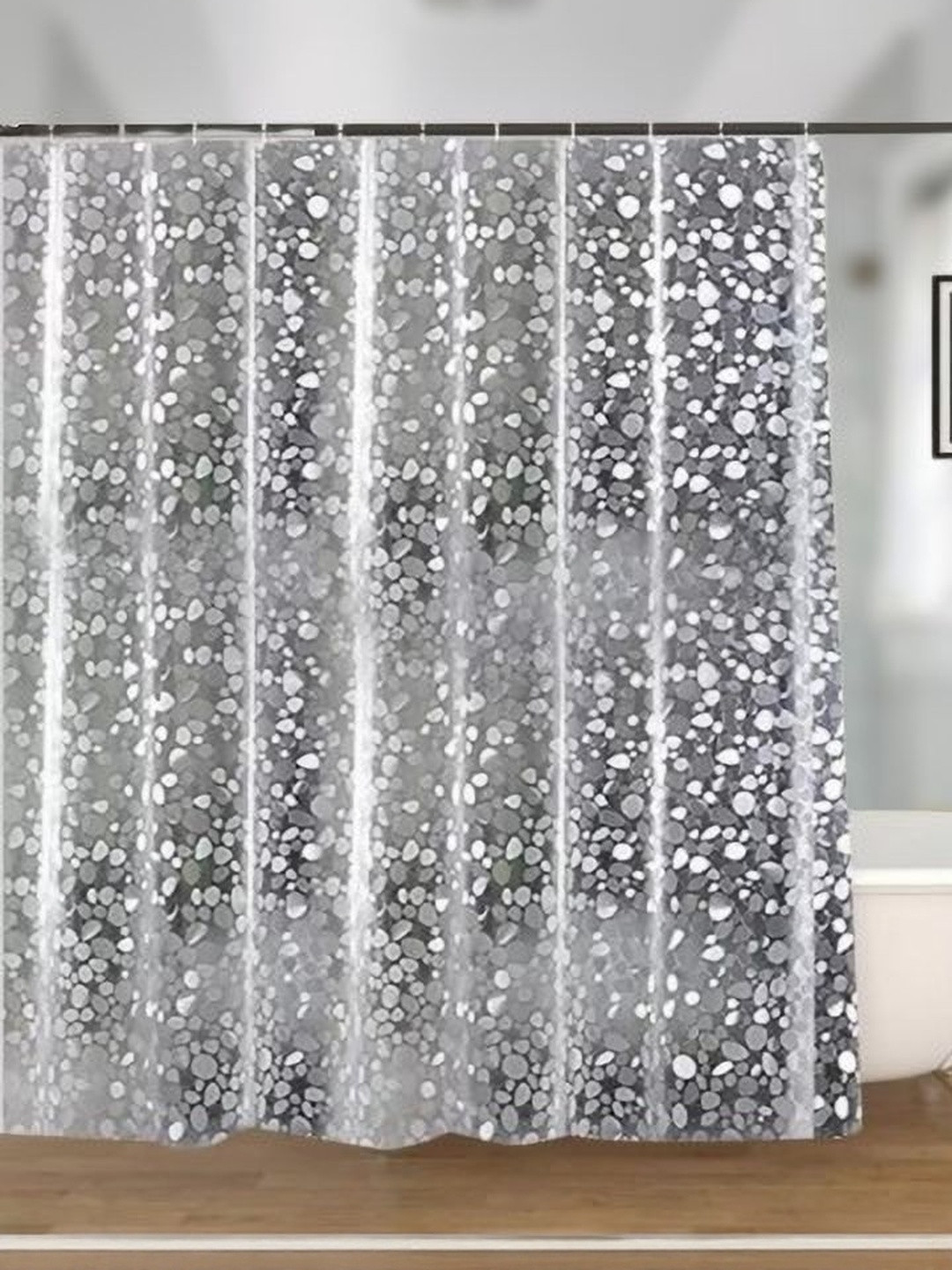 HOME ARK Set of 2 Eyelet Tailored Door Curtain