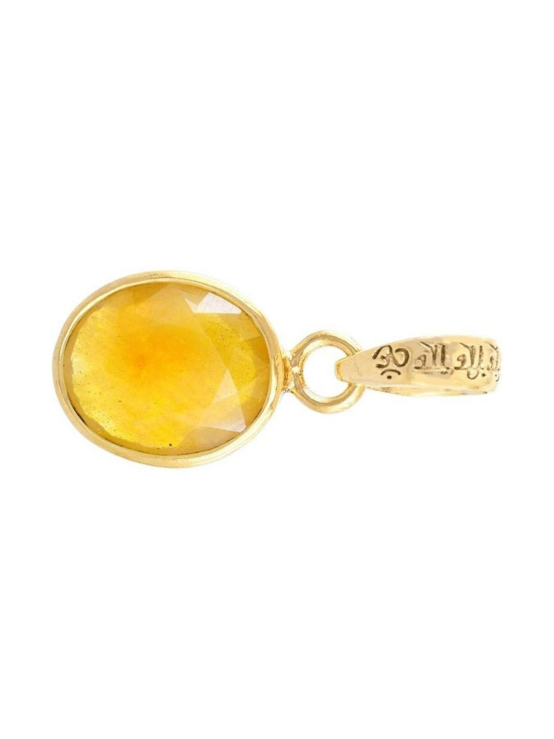 RAVIOUR LIFESTYLE Unisex Sapphire Studded Original Gemstone Pendant