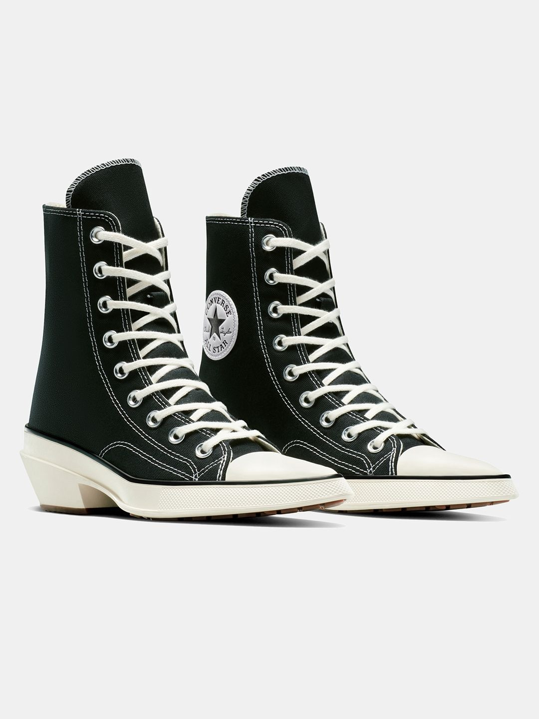 Converse Women Pointed Toe Lace-Ups High-Top Everyday Sneakers