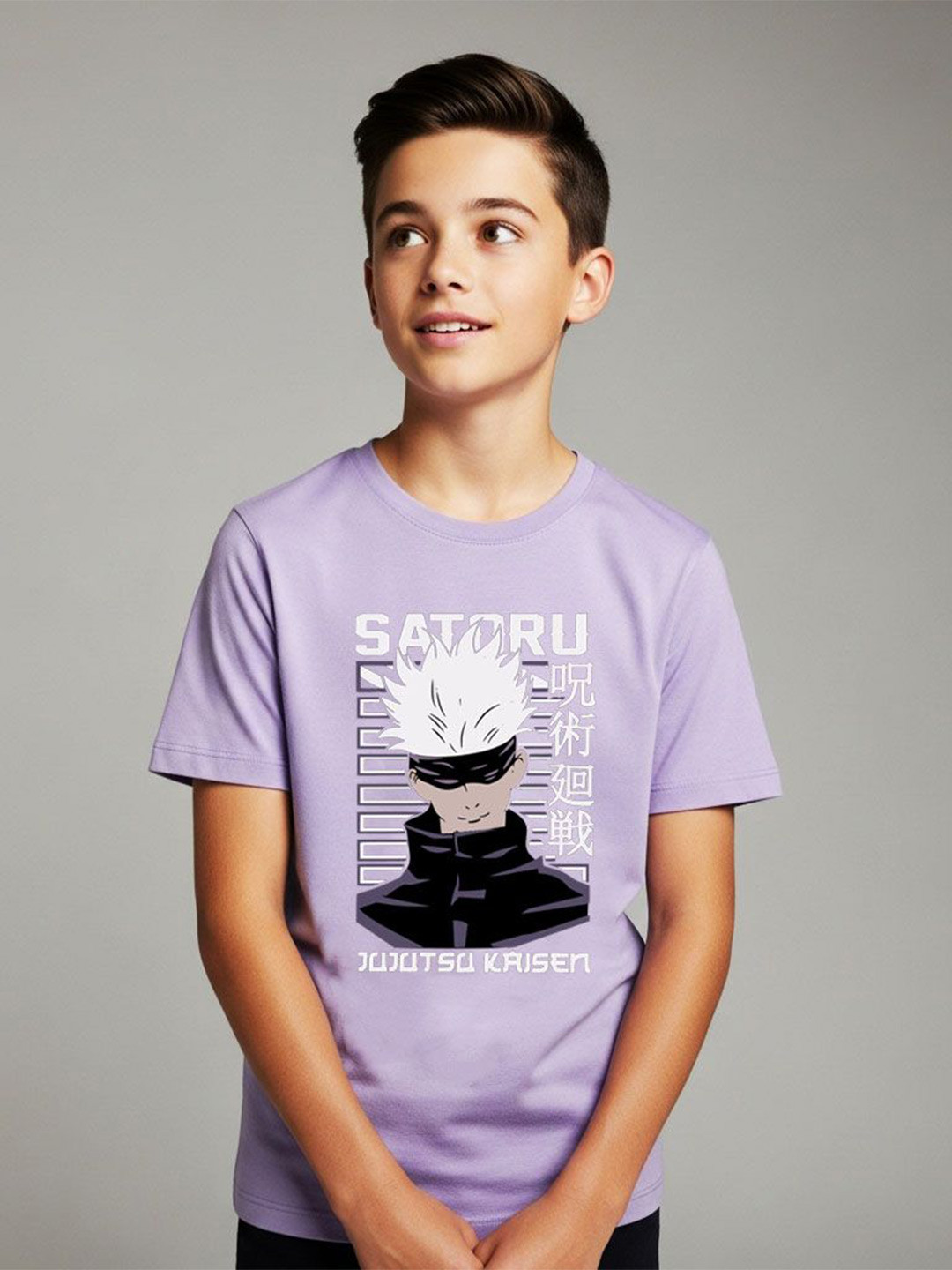 LONDON STREETS Boys Graphic Print Short Sleeves Round Neck T-Shirt