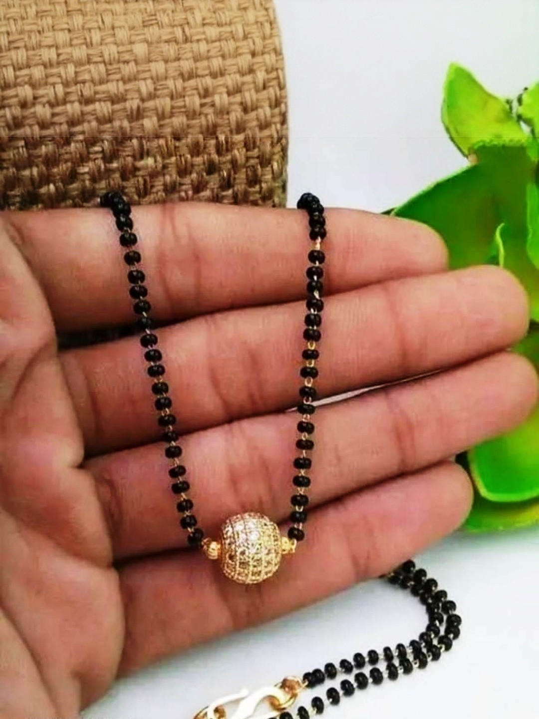 Laksh Enterprise Artificial Beaded Ball Design Mangalsutra