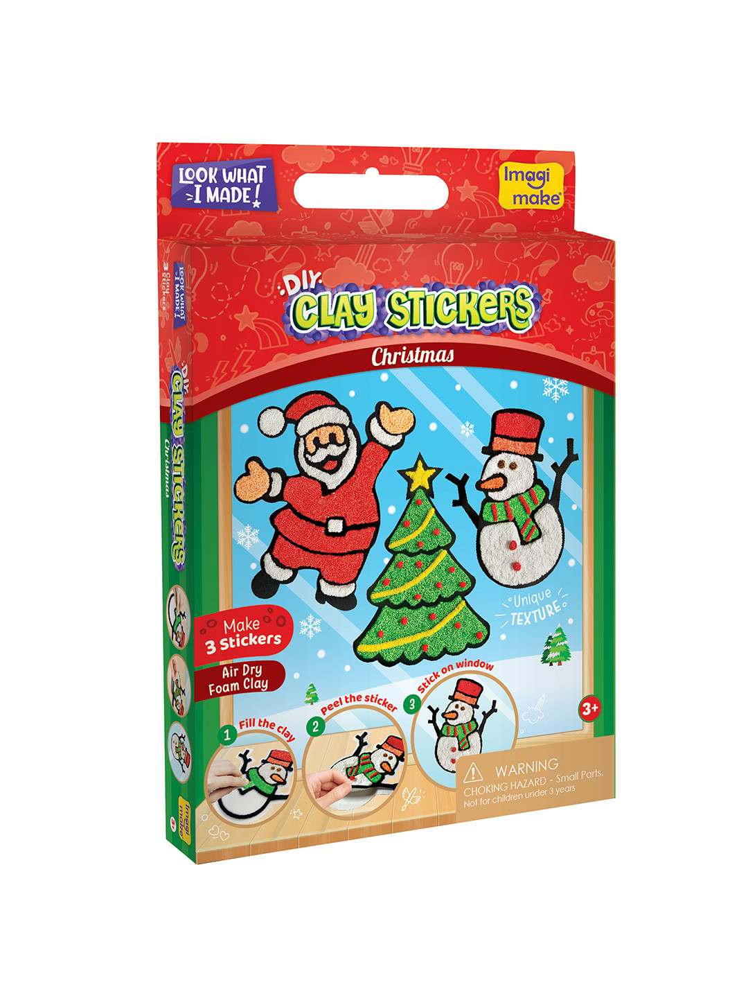 Imagimake Red & Green Clay sticker Activity Toys