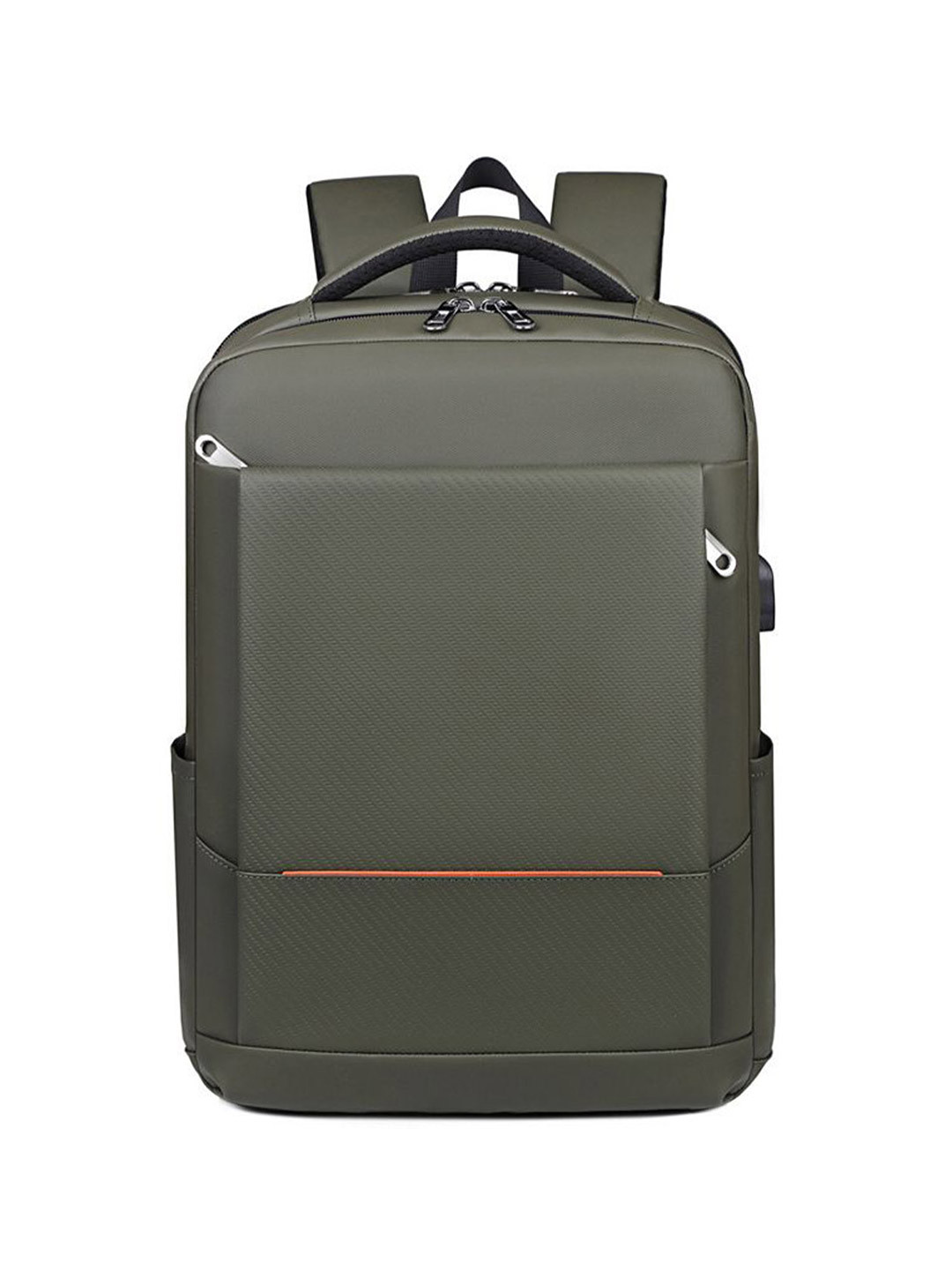 Mast & Harbour Men Solid Commuter Padded Shoulder Strap Backpack With USB Charging Port