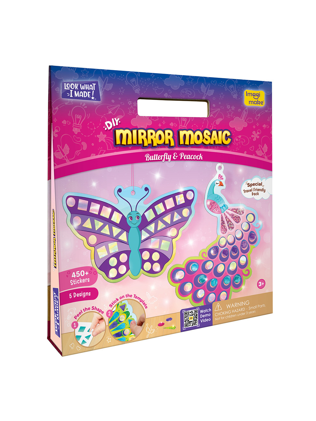 Imagimake Girls Look What I Made Mirror Mosaic Toys