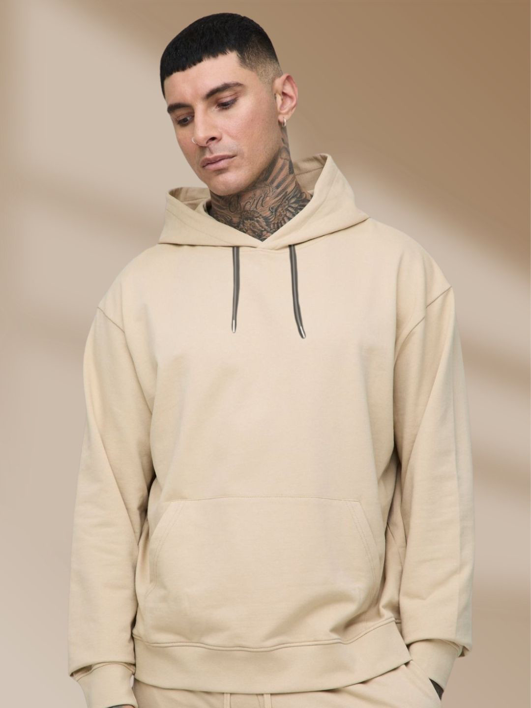 Cool Plus Men Hooded Pullover Sweatshirt