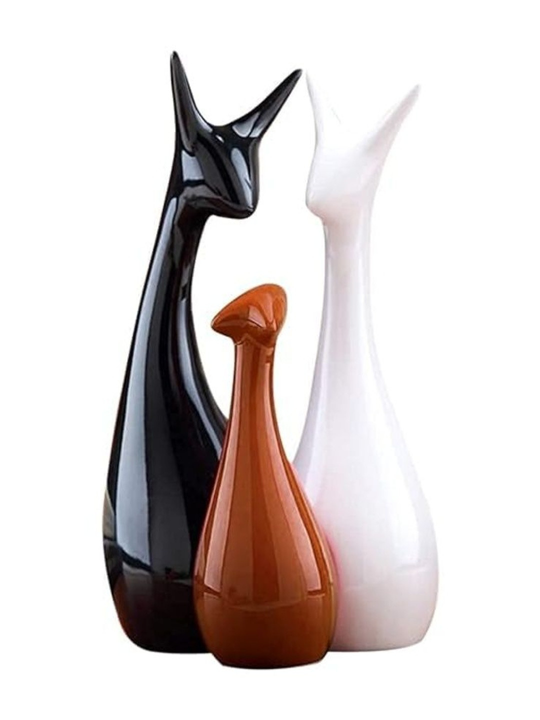 THE SACRED GIFTS Set of 3 Lucky Deer Family Set Showpiece