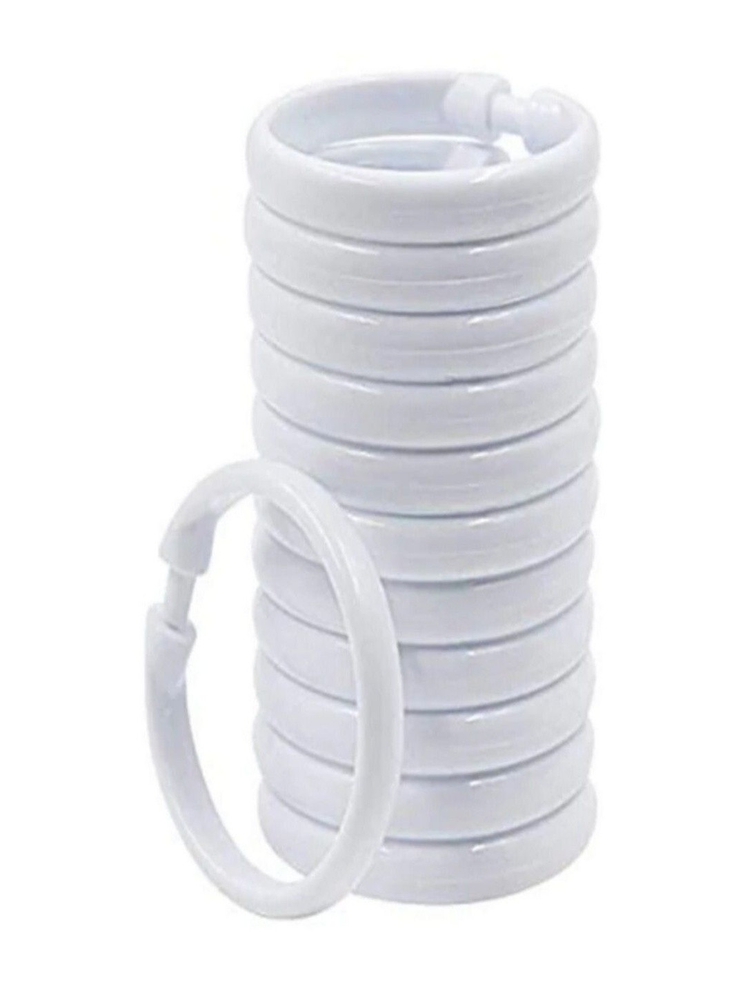 paperi White 12 Pieces Curtain Hooks