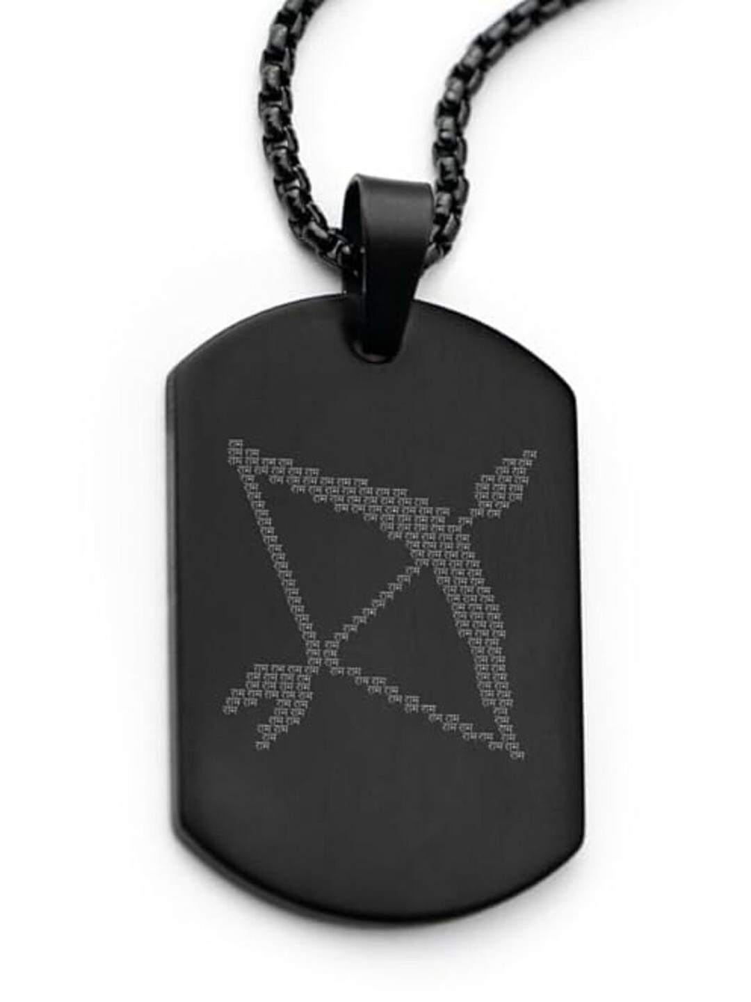 The Glitz Gallery Silver-Plated Geometric Pendants with Chains
