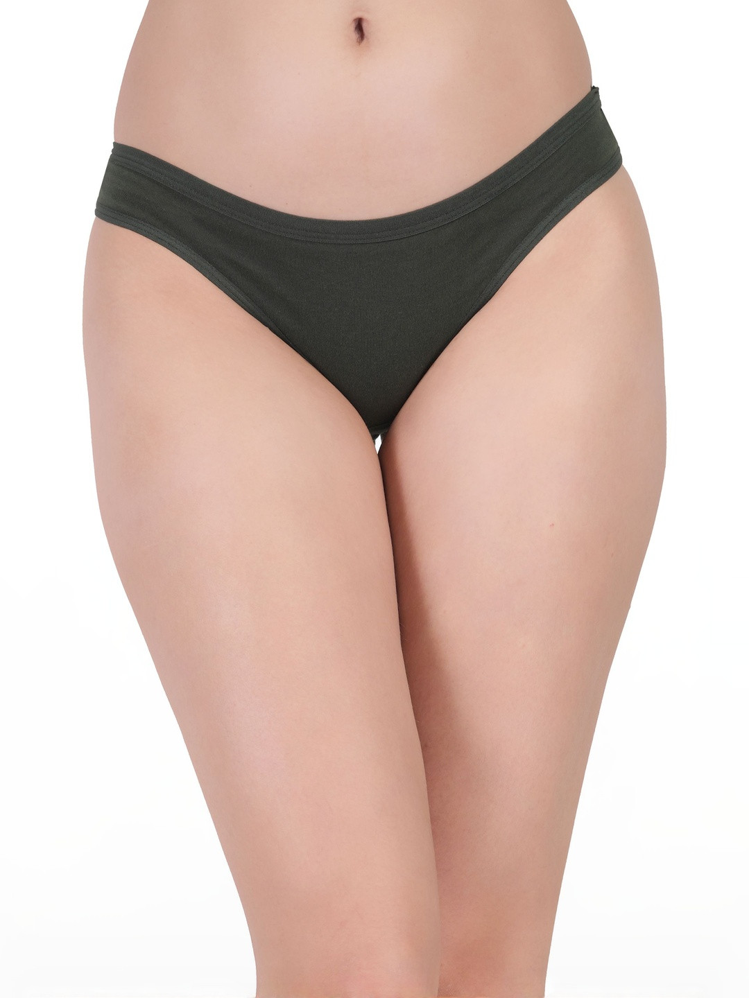 KELLPAR Low Rise Inner Elasticated Cotton Thong Brief
