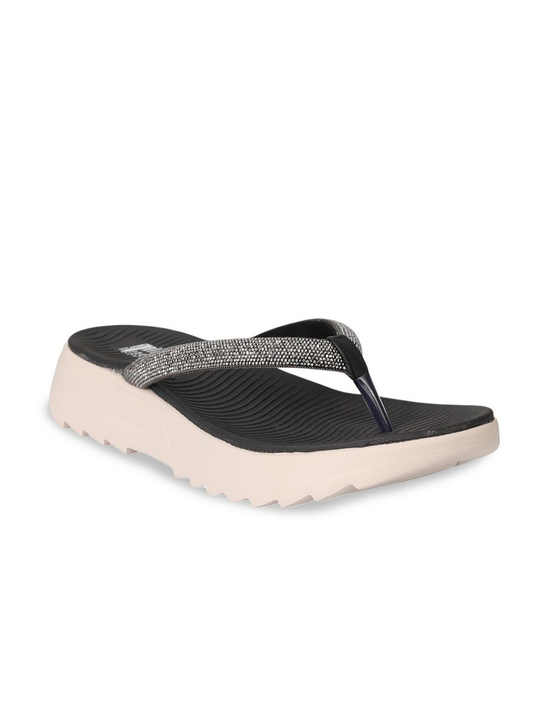 Ninaa Rossie Round Toe T-Strap Flats