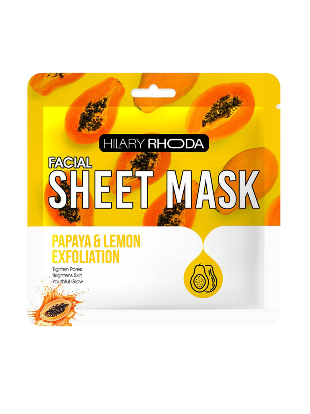 Hilary Rhoda Papaya & Lemon Exfoliation Deep Nourishment Sheet Mask - 20 g