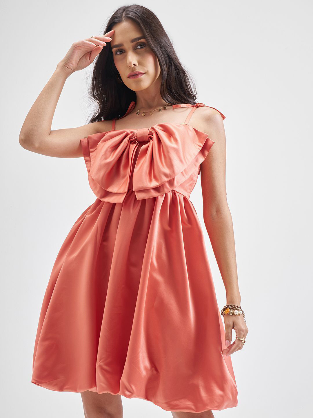 ESPYR By Tokyo Talkies Balloon Mini Dress