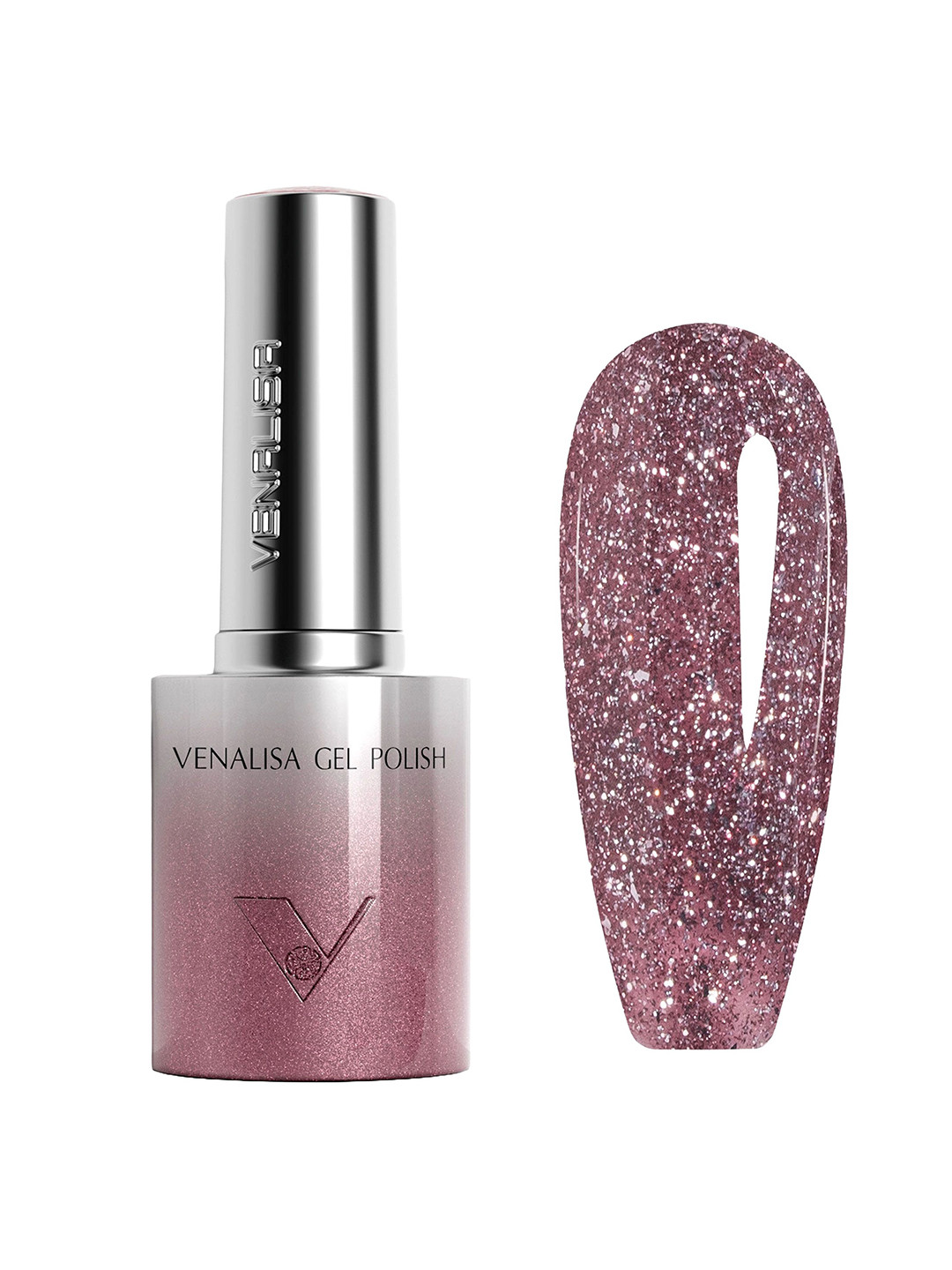 VENALISA Glitter Serie Hema Free Long Lasting Glitter Gel Nail Polish - 10 ml - Shade 5604