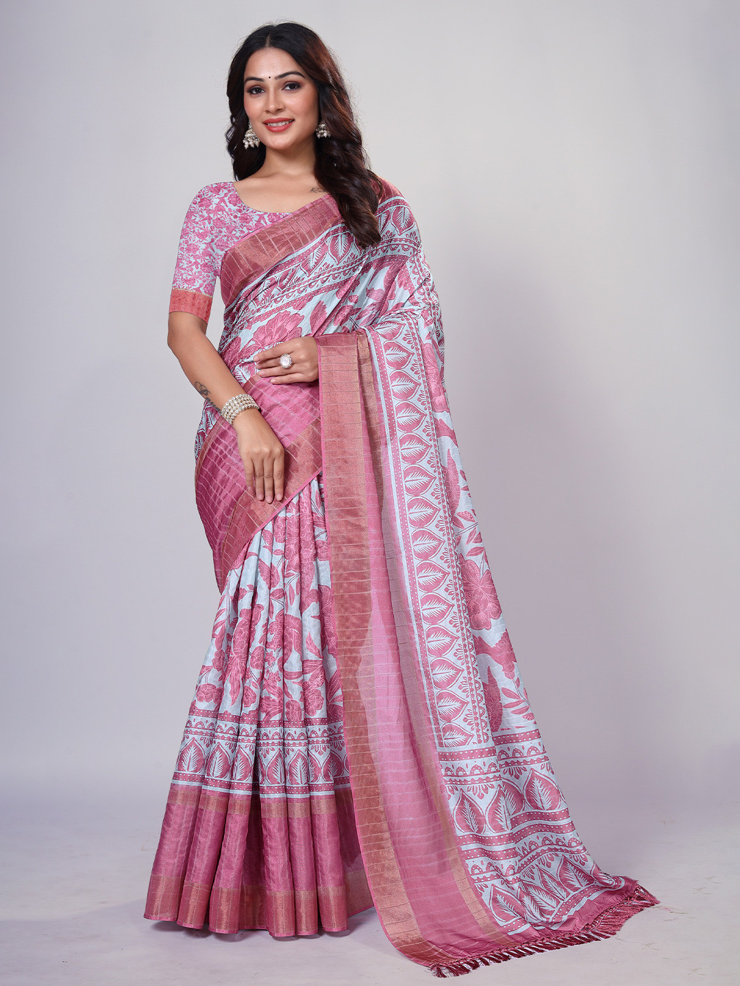 STAVA CREATION Women Woven Design Saree