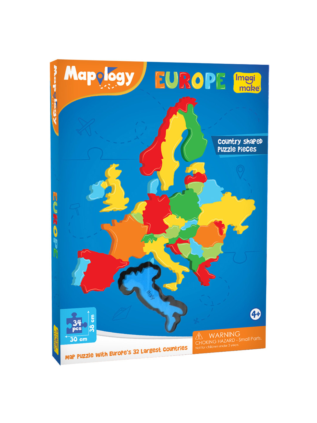 Imagimake Kids Manual Operation Skill Development Mapology Game