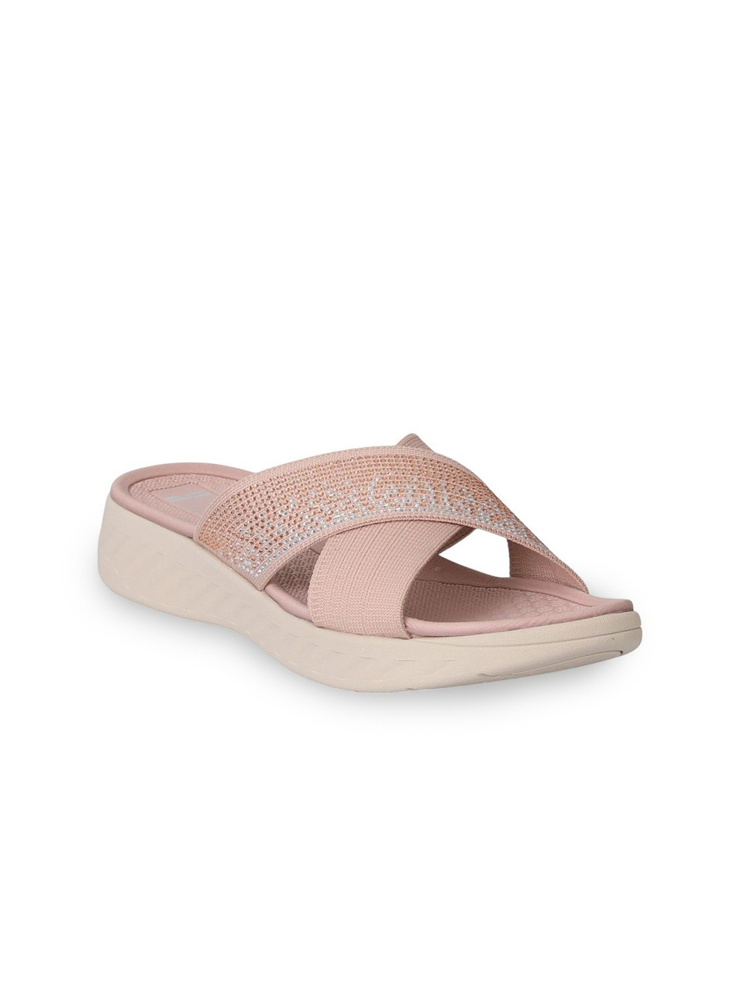 Ninaa Rossie Women Western Embellished Open Toe Flats