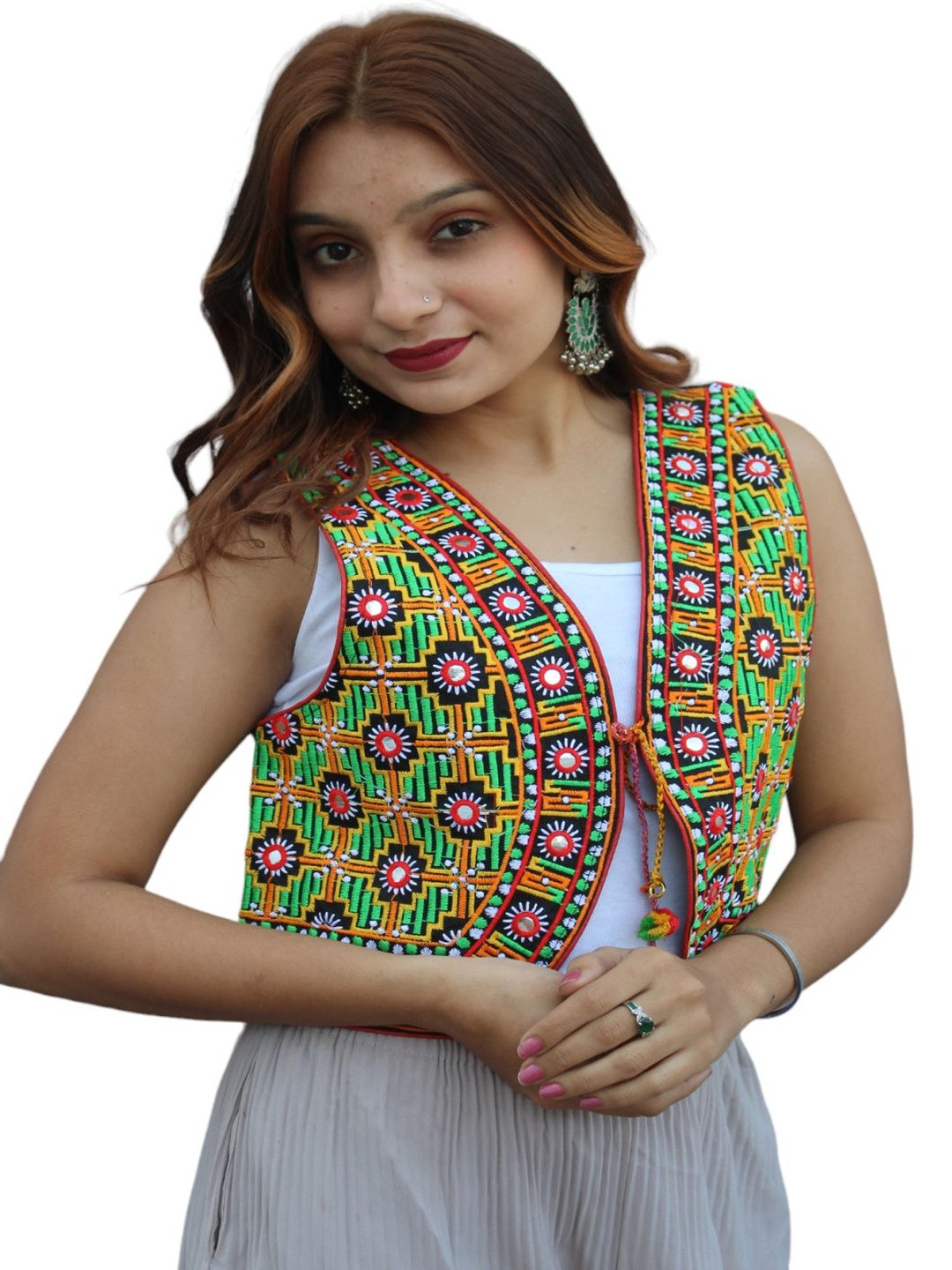 TAVAN TAVAN Floral Embroidered Tailored Jacket