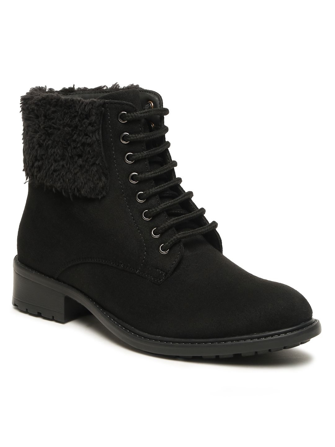 THE BOOT FACTORY Women Round Toe  Regular Boots