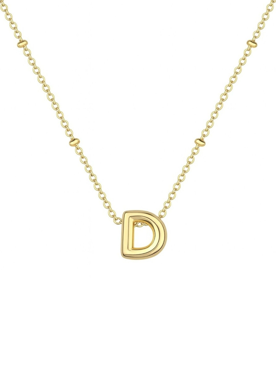 ARISTAL Jewellery Gold-Plated Box Chain-D Minimal Necklace