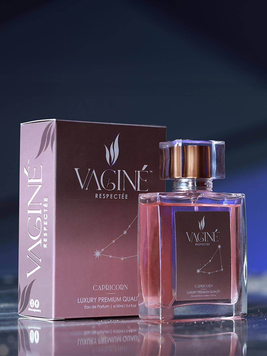 VAGINE Women Capricorn Long Lasting Eau De Parfum - 100 ml