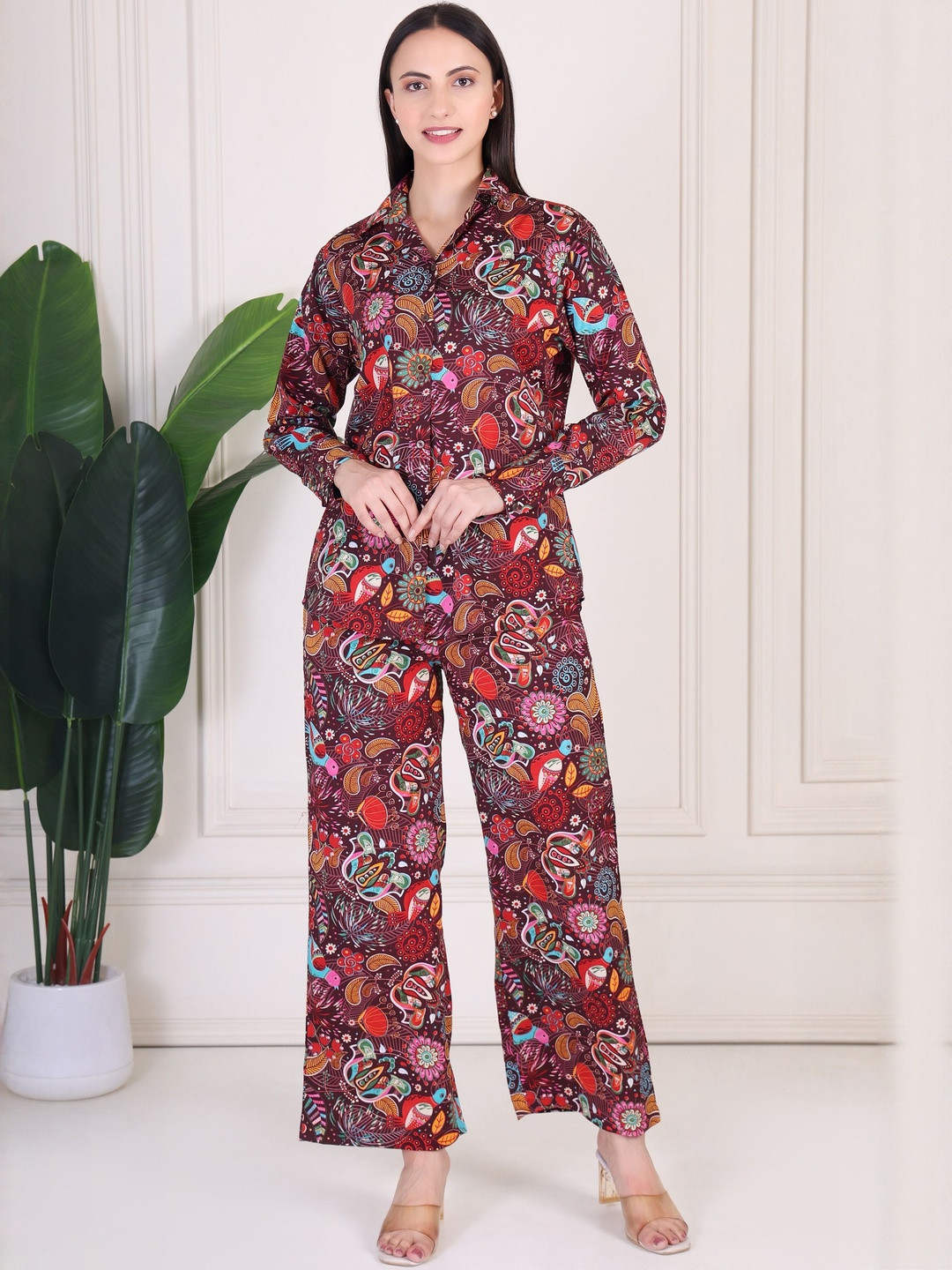 BEACH & HILL Women Shirt and Trouser Co-Ord Set