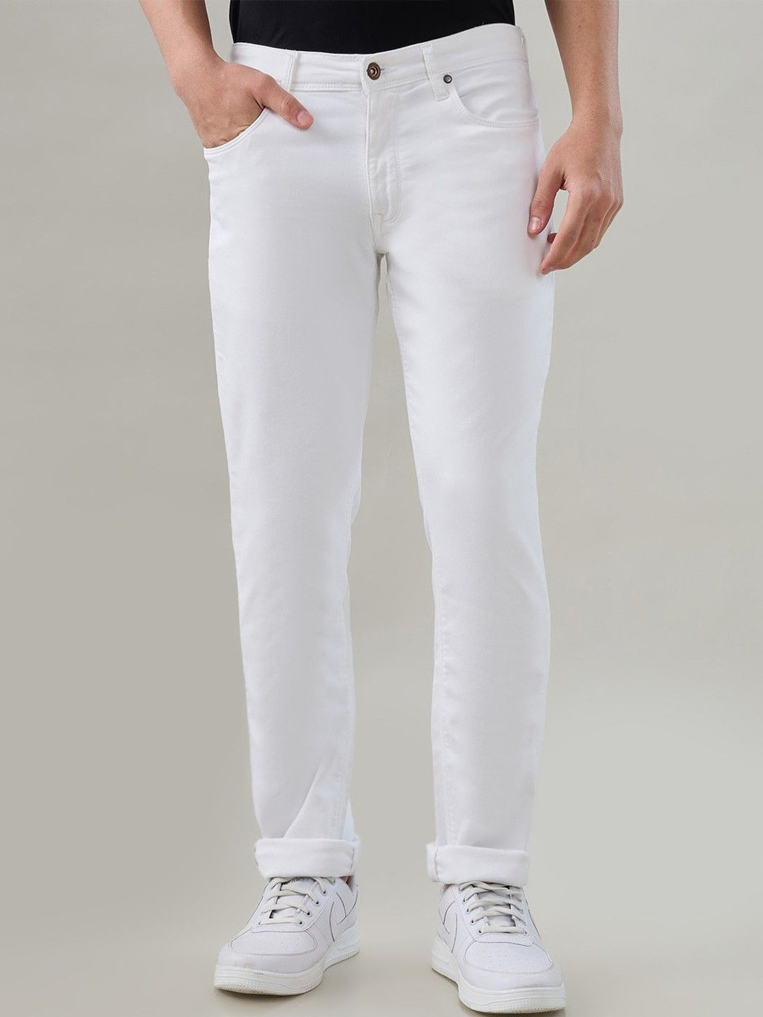 Raymond Men Original Slim-Fit Mid-Rise Jeans