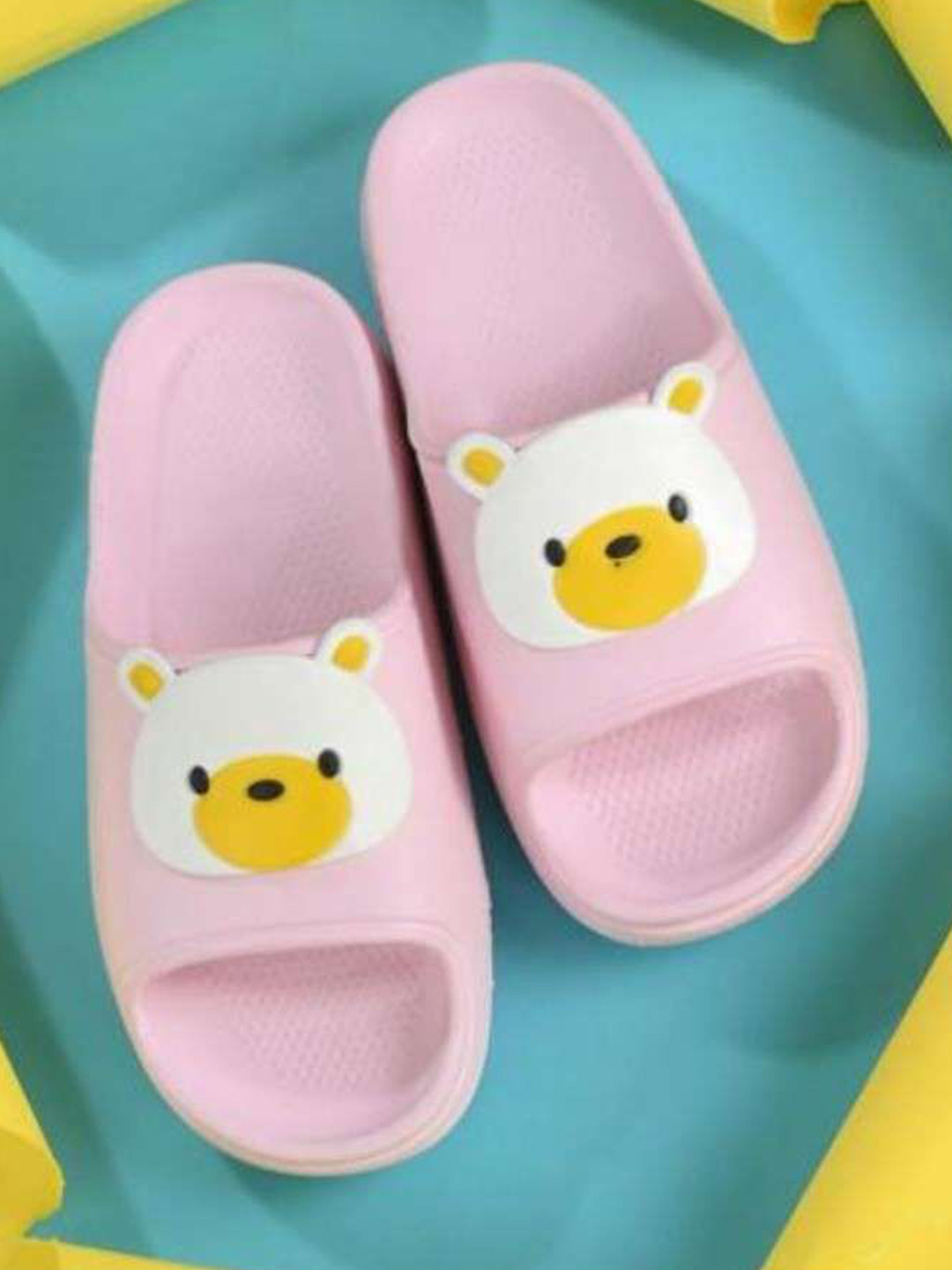 COOPERWINGS Panda Print Embellished Sliders