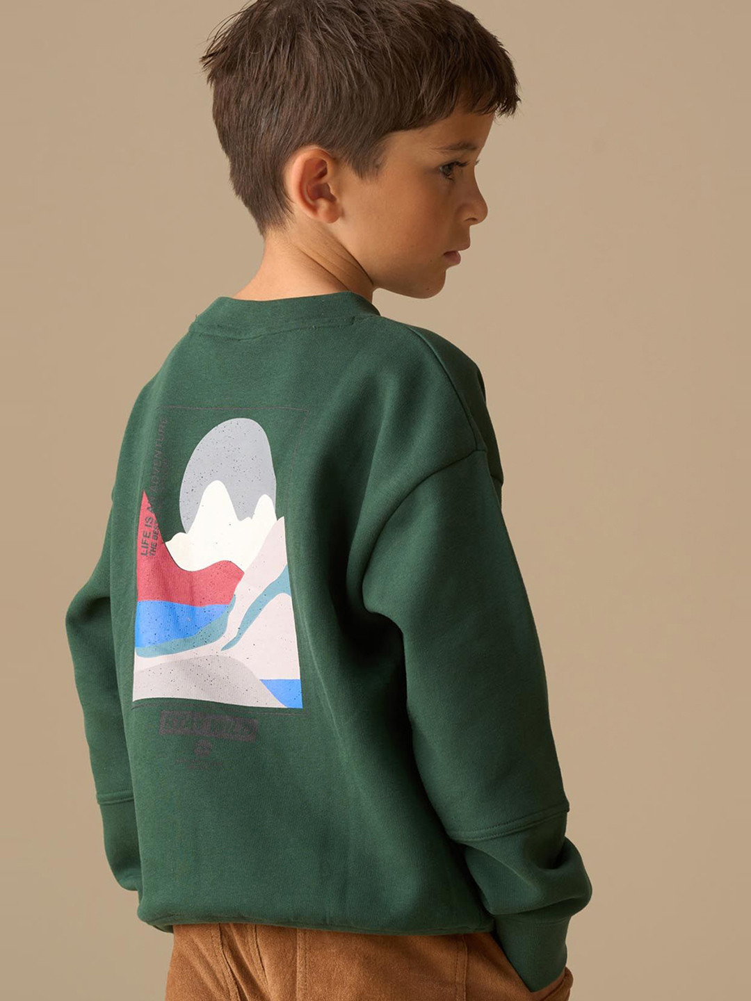 Angel & Rocket Boys Kaiden Graphic Printed Sweatshirt