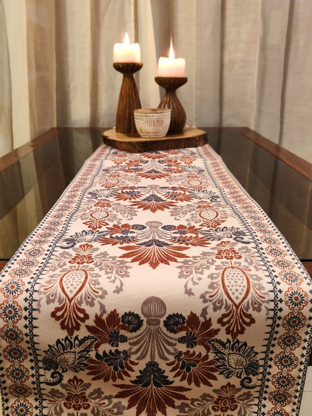 Akira Furnishings Traditional Printed Table Runner