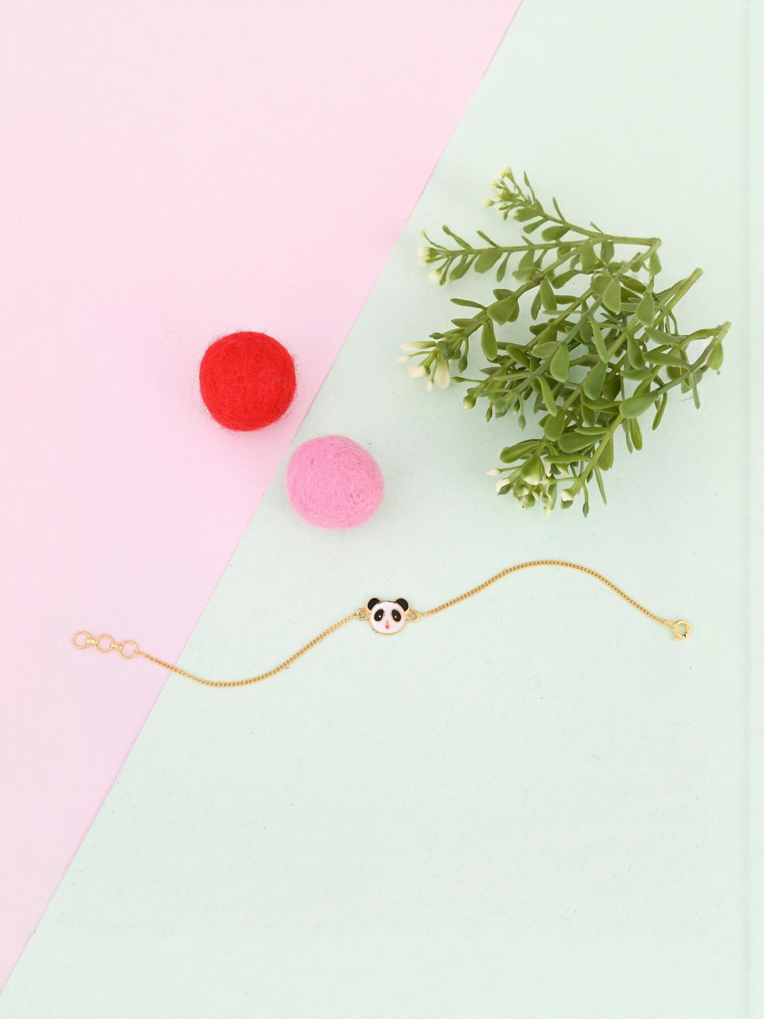 wonder years by saloni tholia Kids Sterling Silver Gold-Plated Link Bracelet