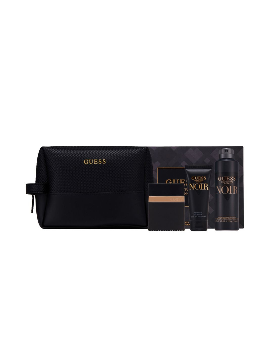 GUESS Men Set Of 3 Seductive Homme Red EDT- 100 ml- Shower Gel- 100 ml- Body Spray- 170 g
