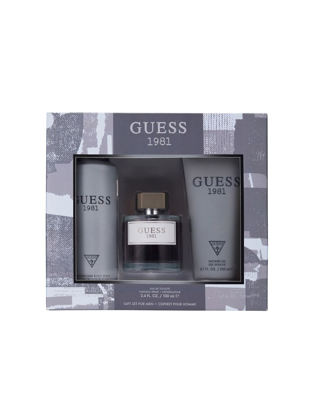 GUESS Men Set Of 3 Seductive Homme Red EDT- 100 ml- Shower Gel- 100 ml- Body Spray- 170 g