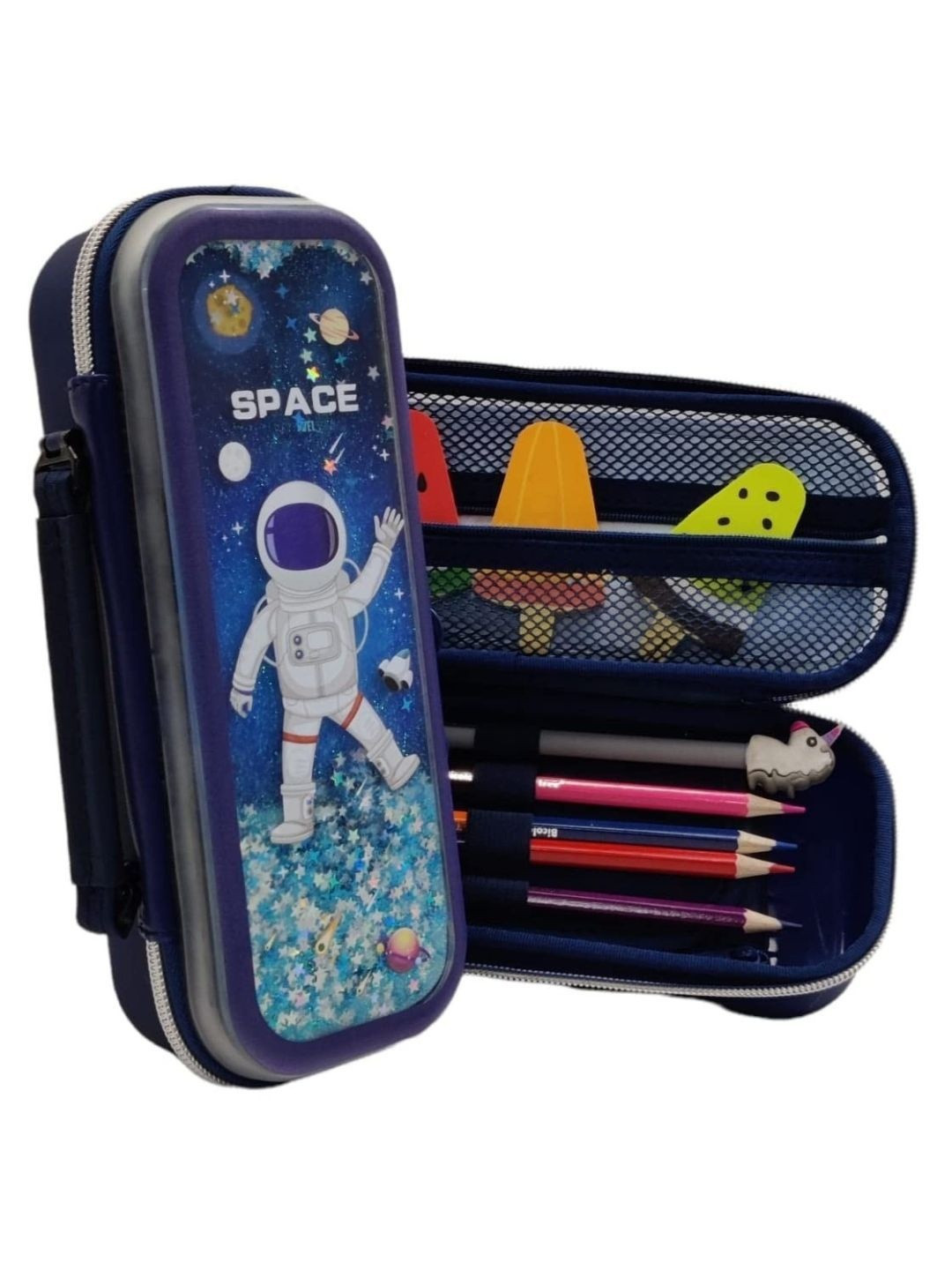 YK Self Design Pencil Box  Stationery