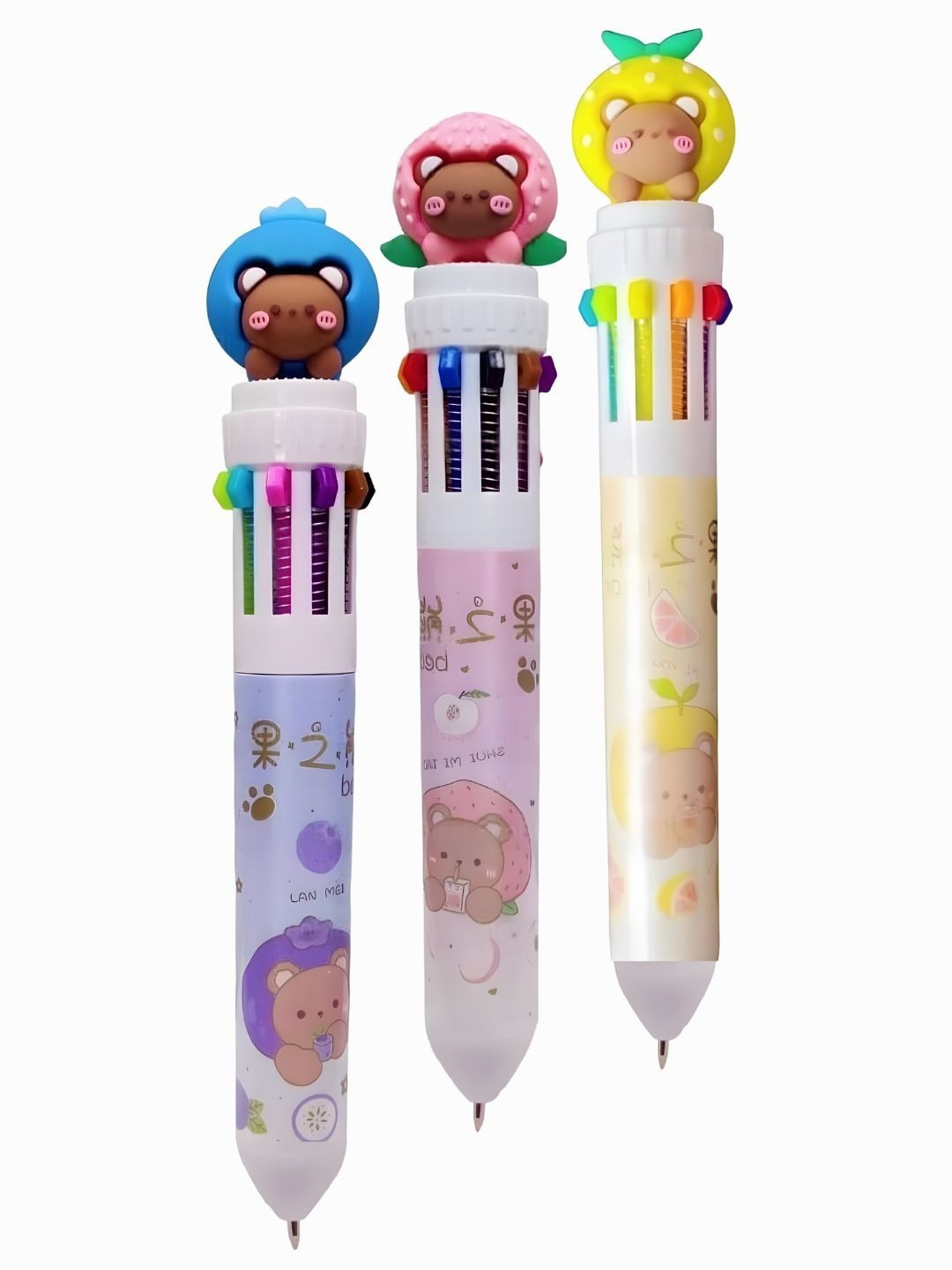 YK Self Design Cartoon Themed 10-in-1 Ball Pen