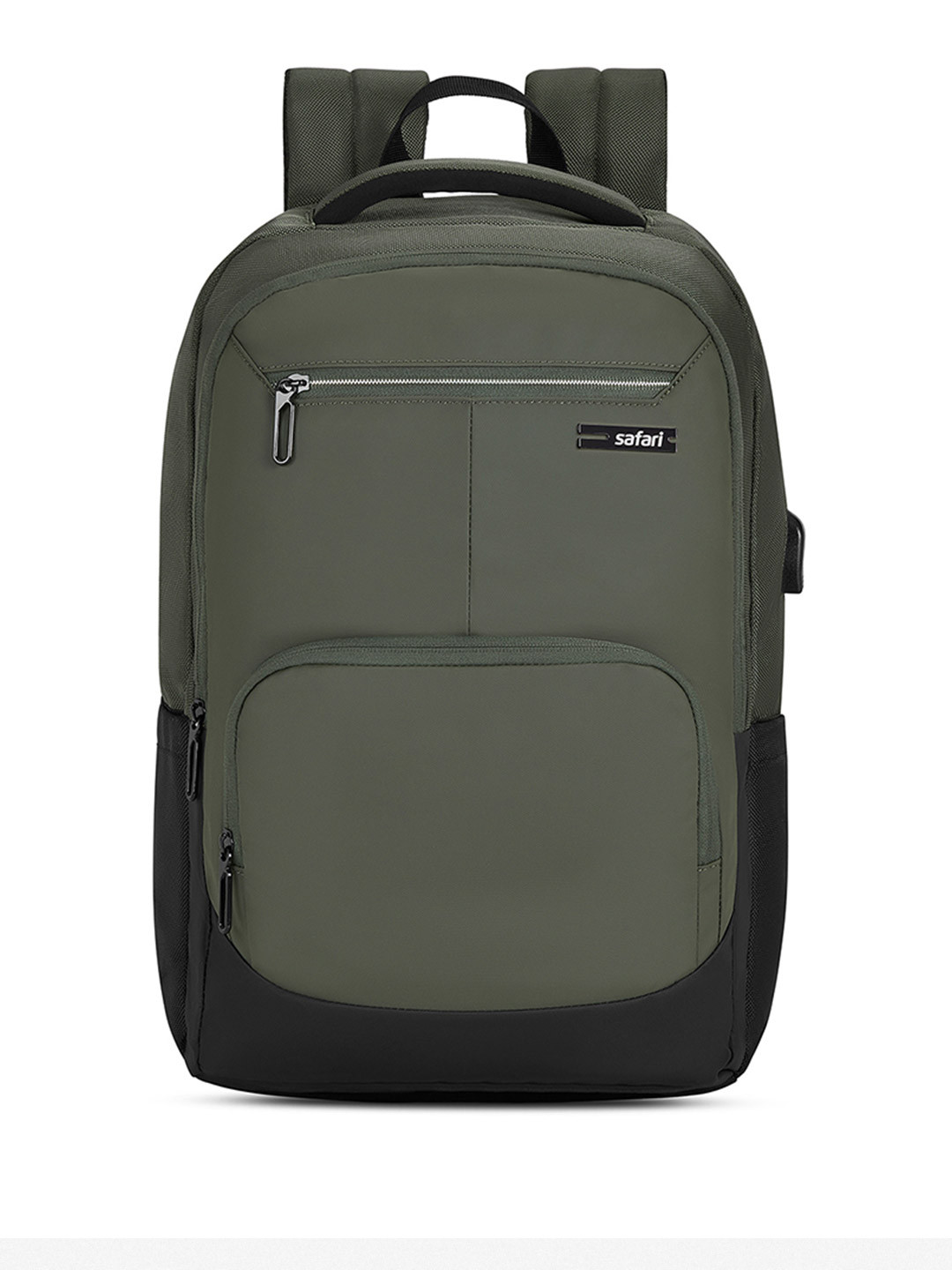 Safari Unisex Backpack with USB Charging Port And Rain Cover