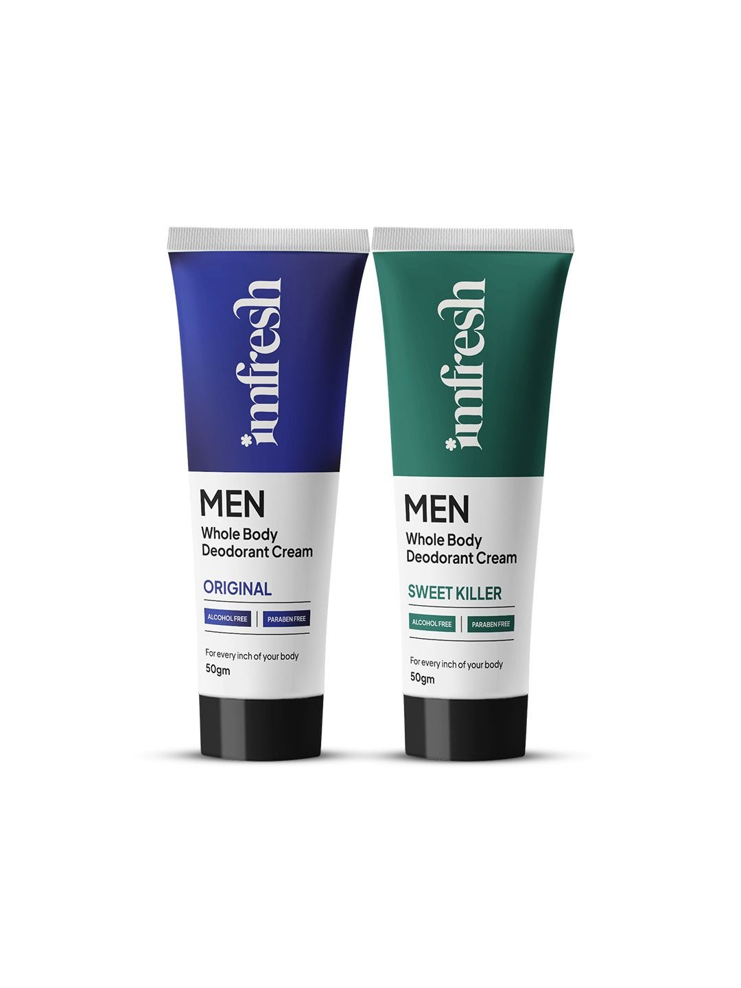 imfresh Men Set Of 2 Original & Sweet Killer Deodorant Cream- 50 g Each
