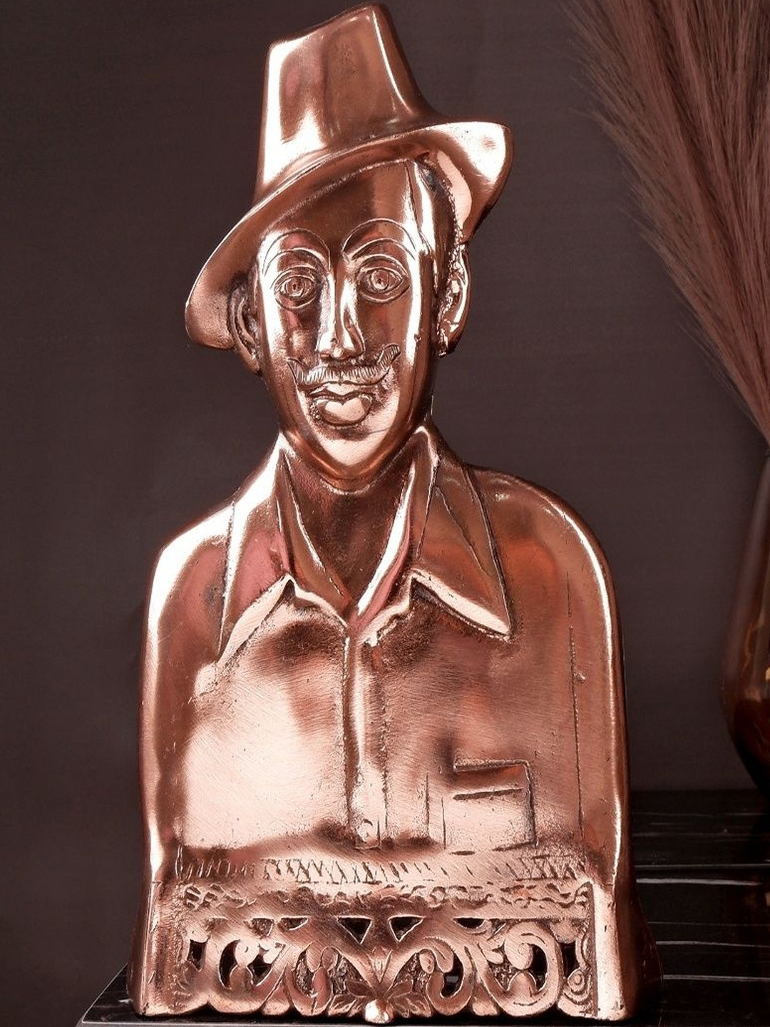 JAGYASH Copper-Toned Independence Day Figurine Showpiece