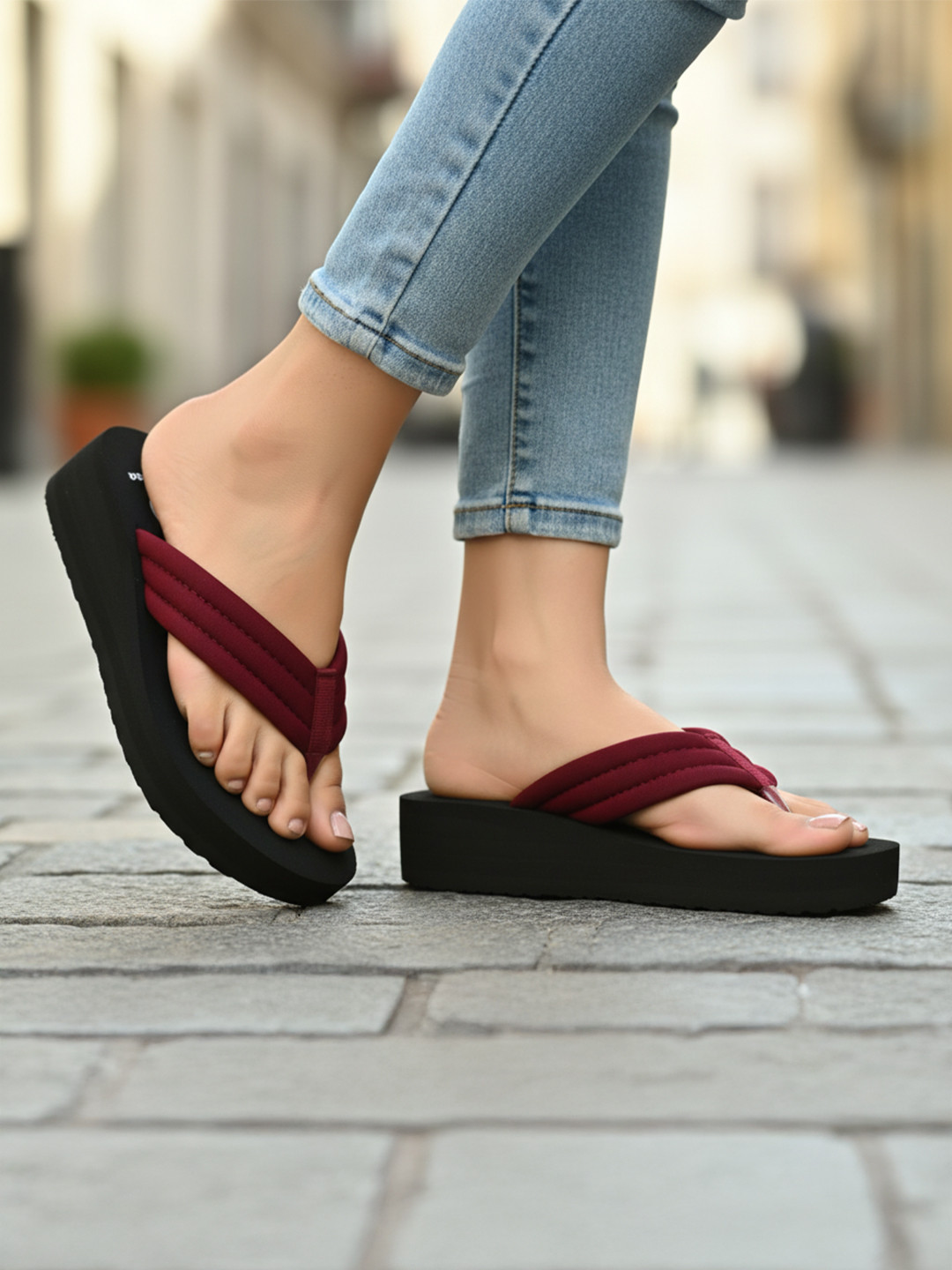 DHAMASA Round Toe Sandals