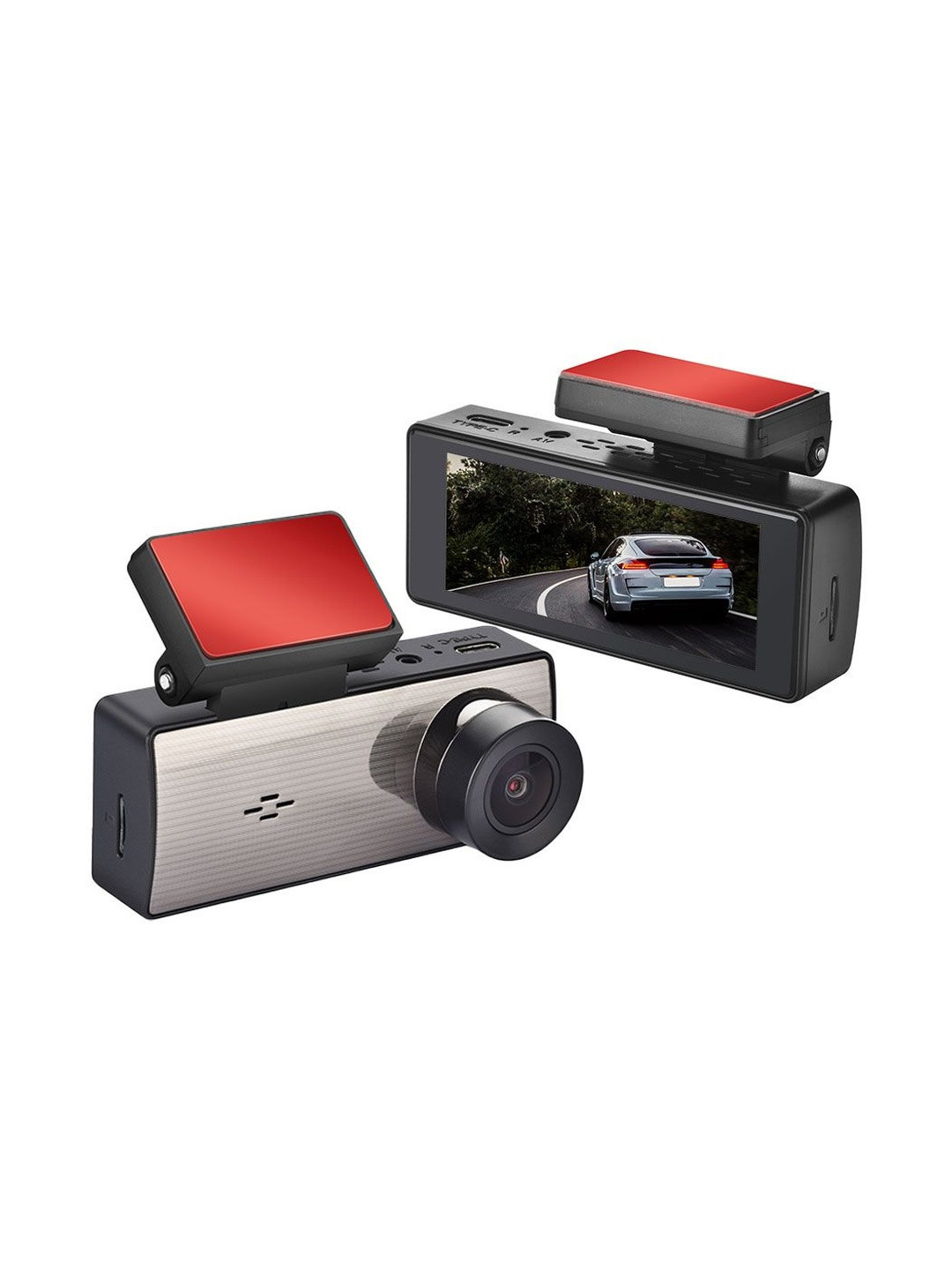 Bleat Q9 Pro Dual Channel WiFi Car Dashcam 3K Front + 1K Rear Full HD Recording