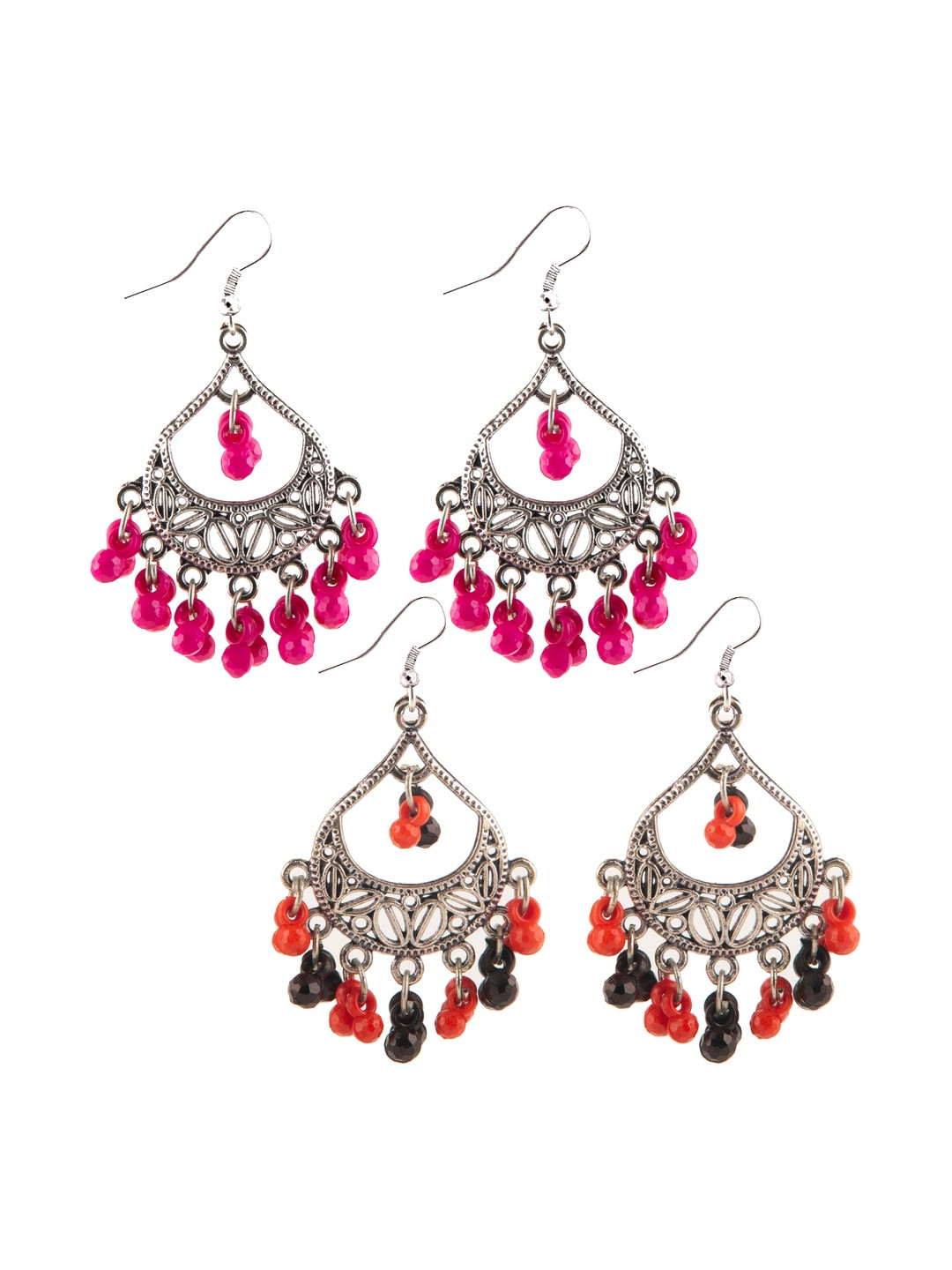 Creative Frogs Pair of 2 Geometric Drop Earrings