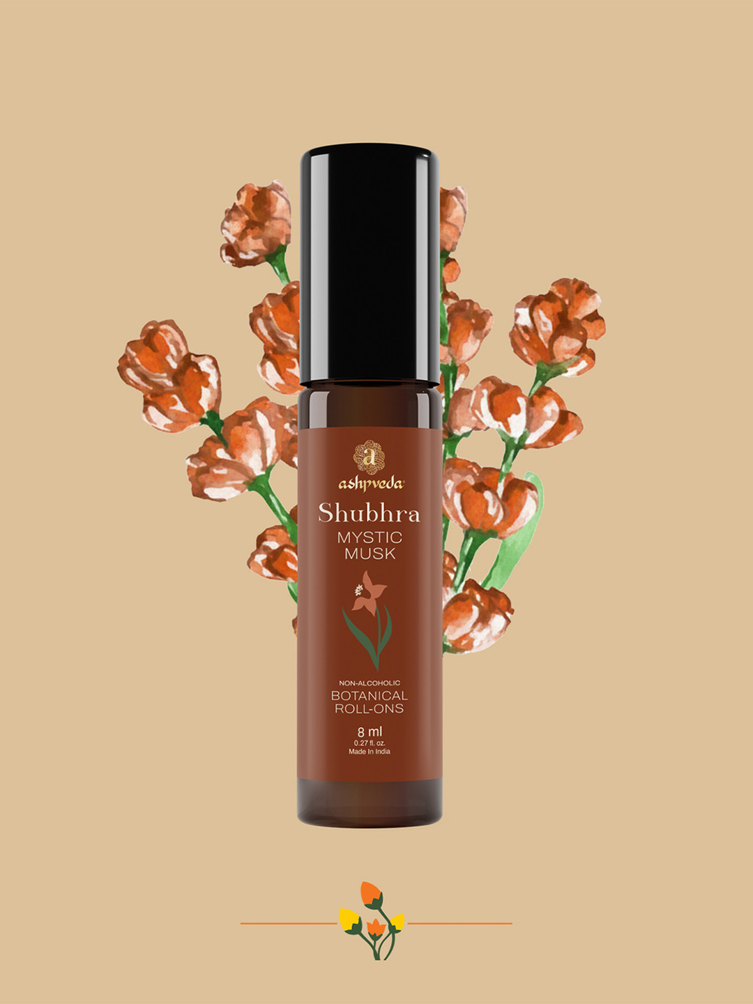 ASHPVEDA Shubhra Mystic Musk Non Alcoholic Attar - 8 ml