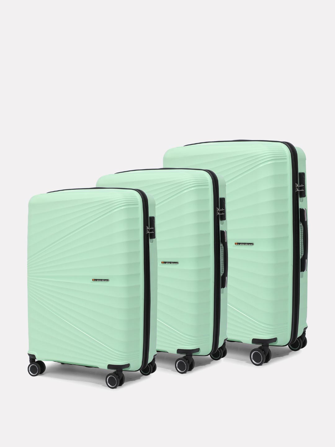 MOVE-MEANT Hard Sided Trolley Suitcase