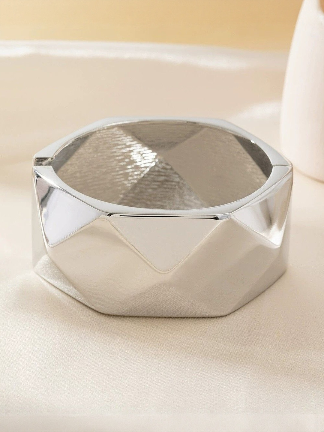 Just Lil Things Bold Geometric Statement Cuff Bracelet