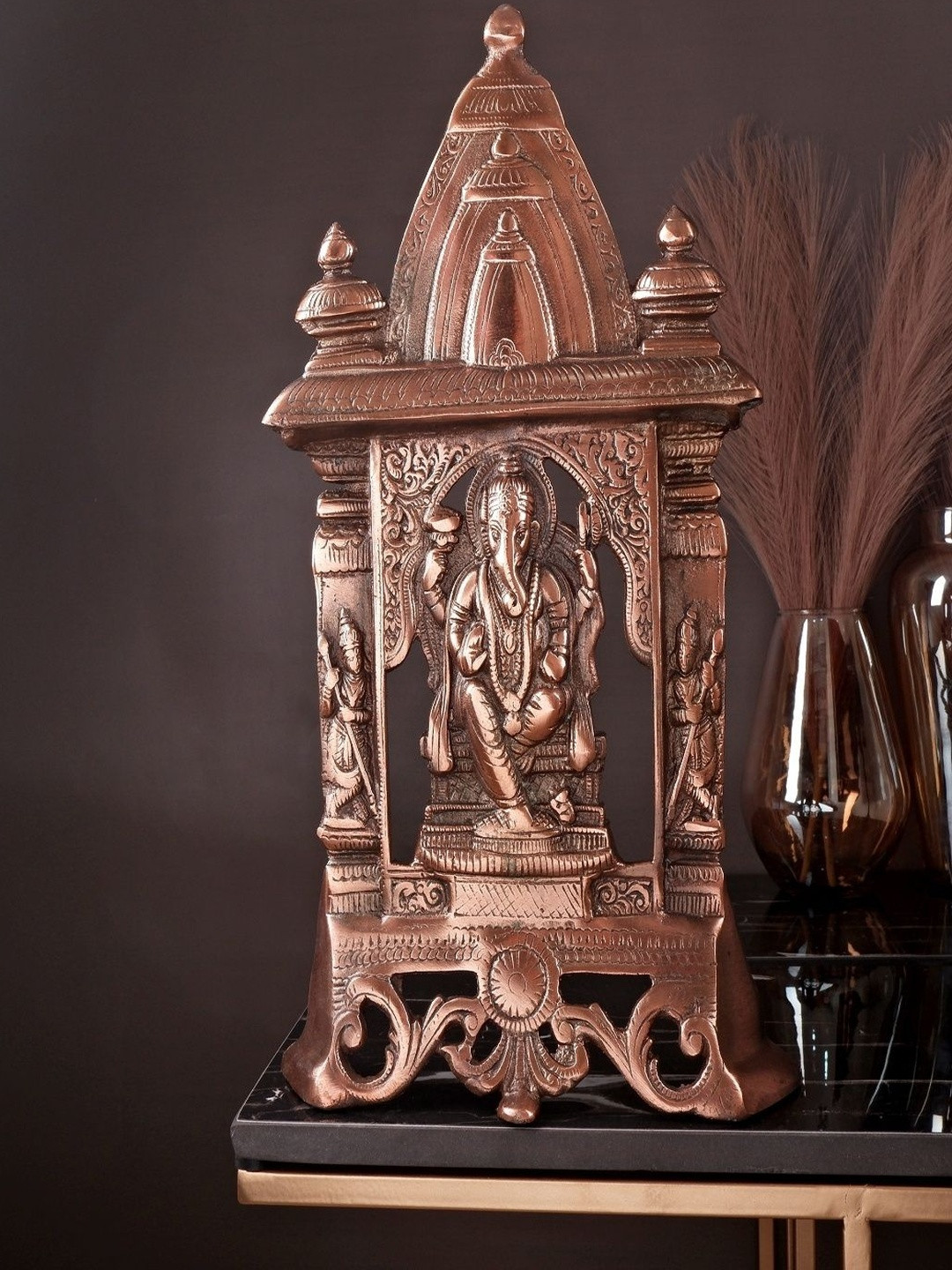 JAGYASH Copper-Toned Religious Idol Showpiece